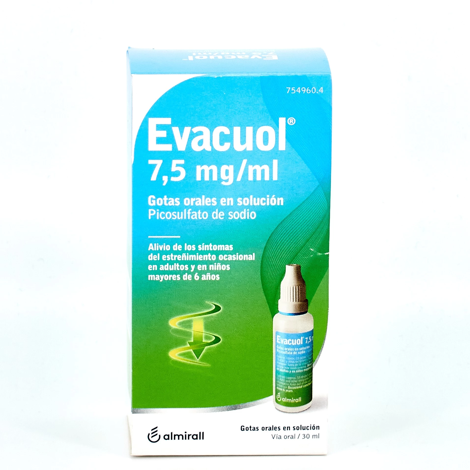 Comprar Evacuol 7,5 mg/ml gotas orales, 30 ml sin receta