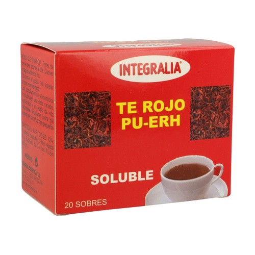 Integralia Té Rojo Soluble, 20 Sobres.