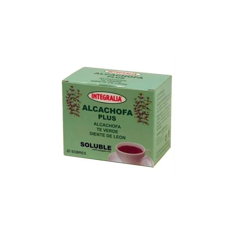 Integralia Alcachofa Plus Soluble, 20 Sobres. Integralia Alcachofa Plus Soluble, 20 Sobres.