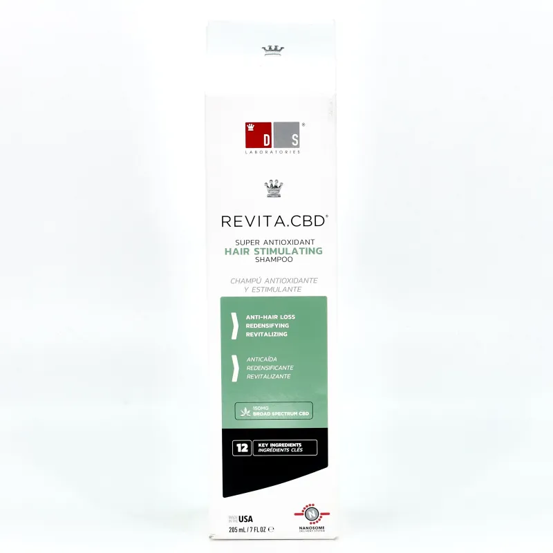 Revita CBD Champú Estimulantes Antioxidante, 205ml.
