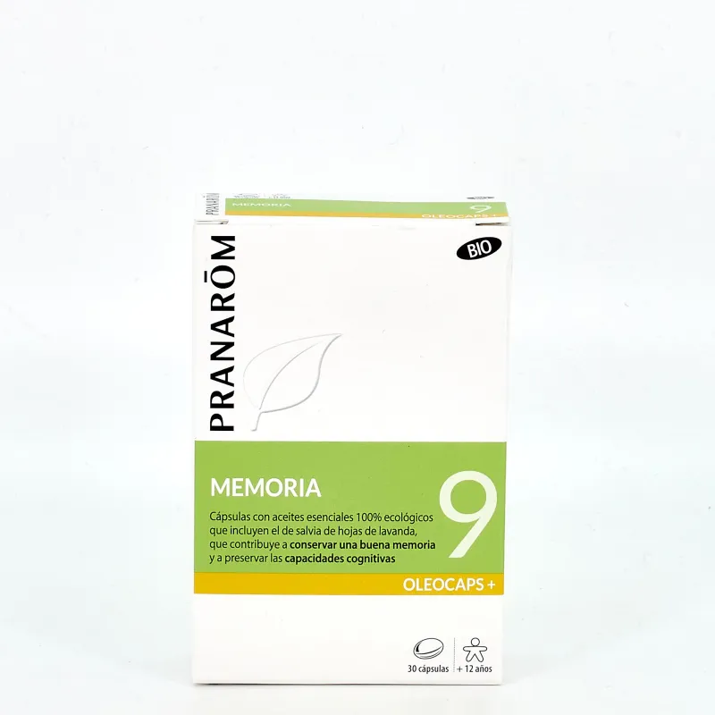 Pranarom Memoria Oleocap 9, 30 Caps. Pranarom Memoria Oleocap 9, 30 Caps.