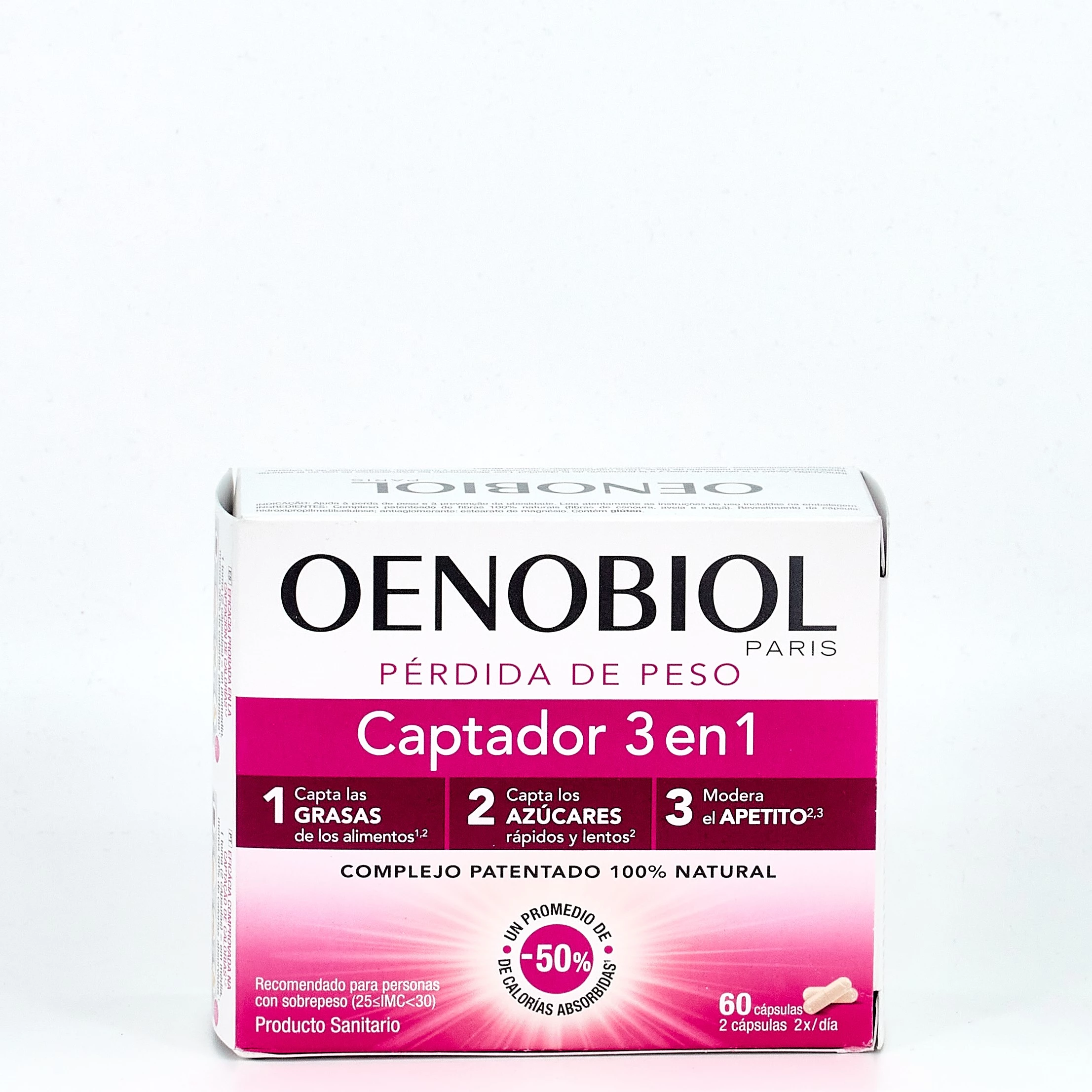 Comprar Oenobiol Captador De Grasas 3 En 1 60 Cápsulas Al Mejor Precio