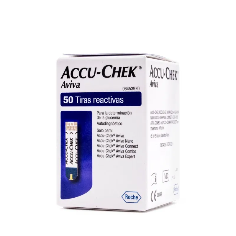 Accu-Chek Aviva Tira Reactiva Glucemia, 50 Uds.