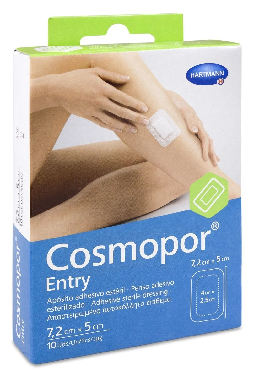 Cosmopor Entry Aposito Esteril 7.2x5 cm, 10 Uds.