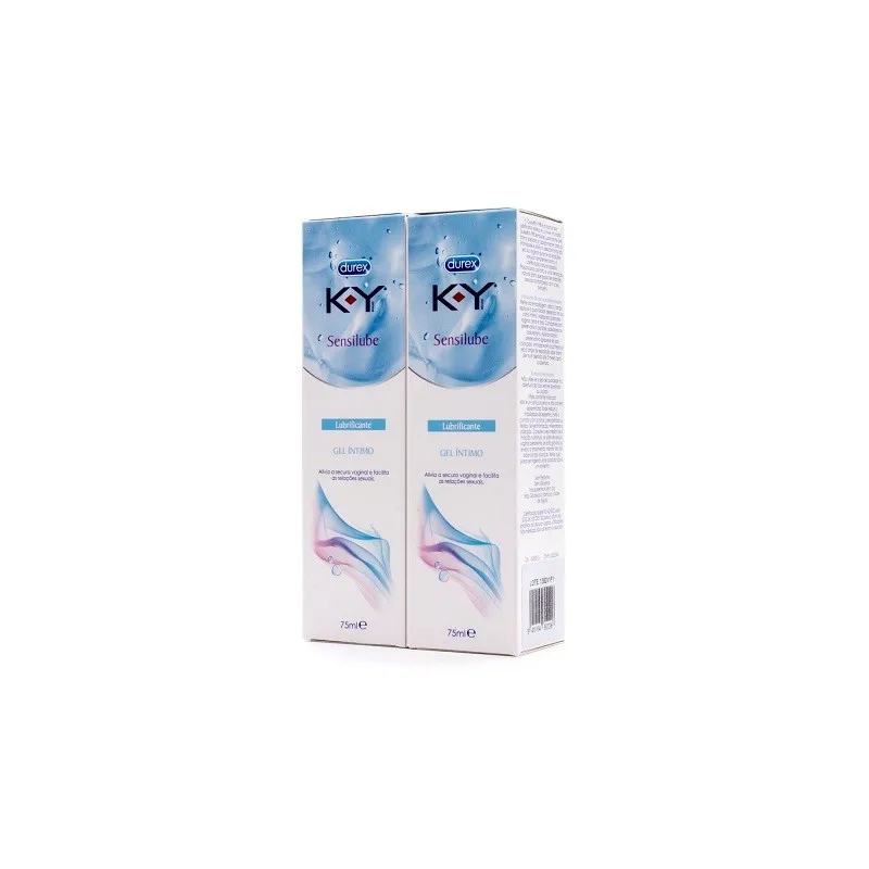 K-Y Gel Lubricante Hidrosoluble Intimo DUPLO, 2x75ml.