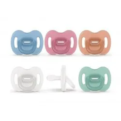 Suavinex Chupete Todosilicona Fisiológico 6-18 m, 1 Ud. Suavinex Chupete Todosilicona Fisiológico 6-18 m, 1 Ud.