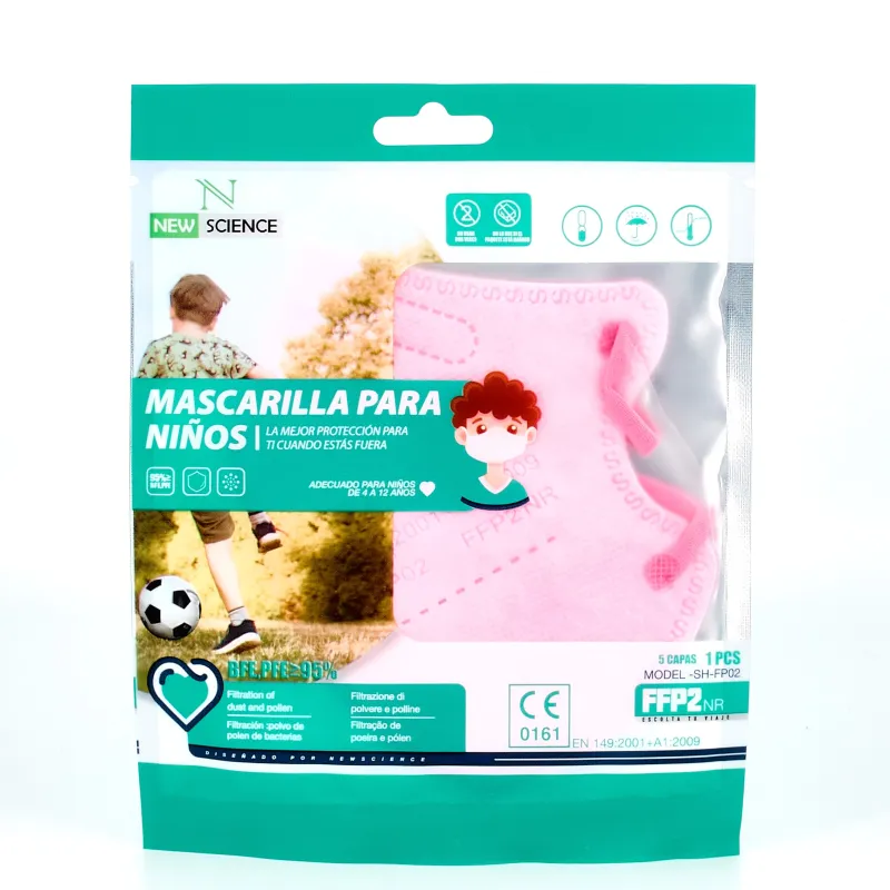 Mascarilla FFP2 Rosa, 1Ud. Mascarilla FFP2 Rosa, 1Ud.
