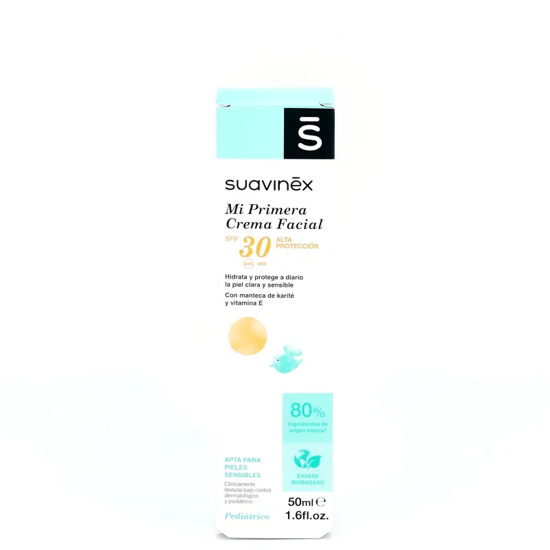 Suavinex Mi Primera Crema Facial SPF30, 50ml. Suavinex Mi Primera Crema Facial SPF30, 50ml.