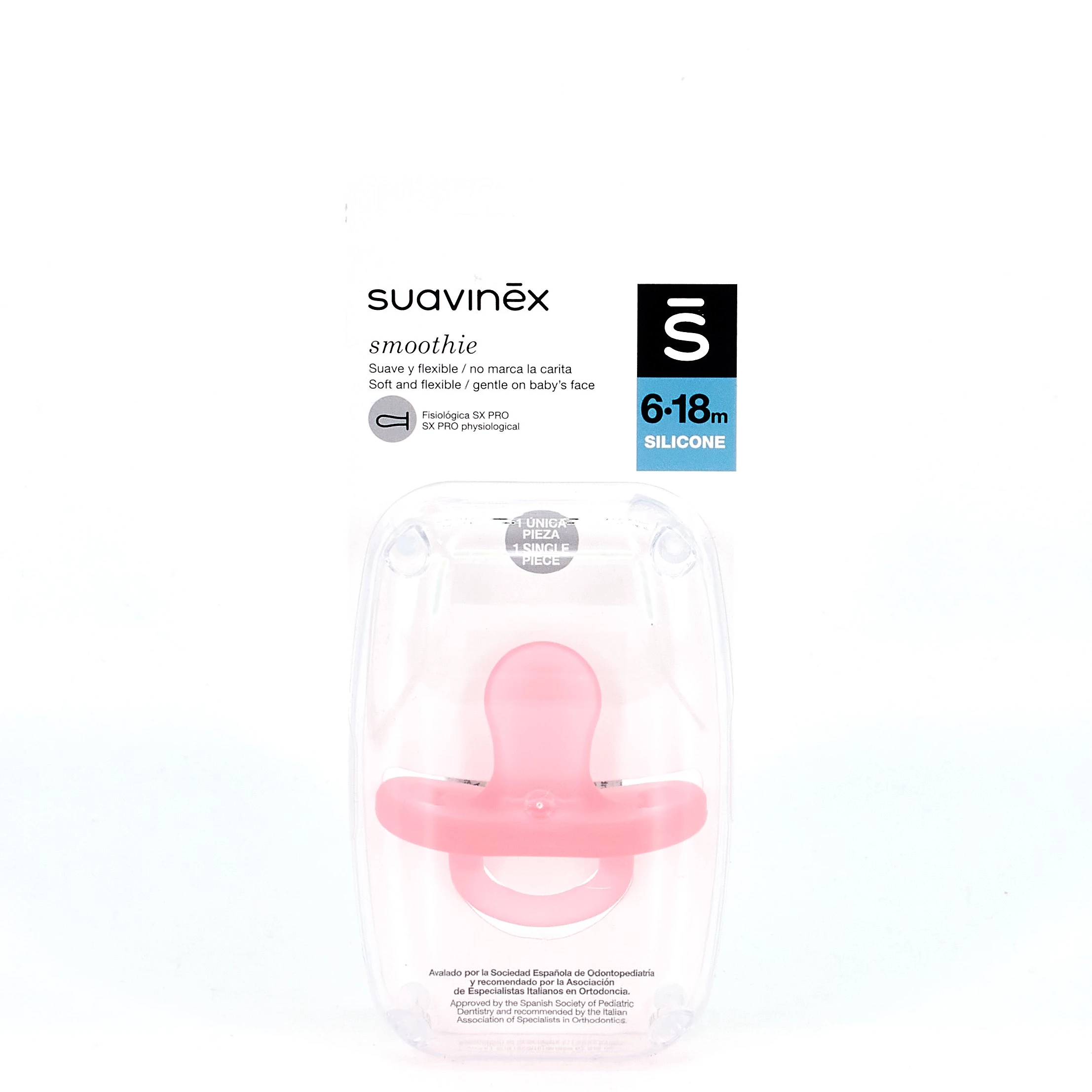 Suavinex Chupete Fisiologico 0-6 m Silicona 2 Uds