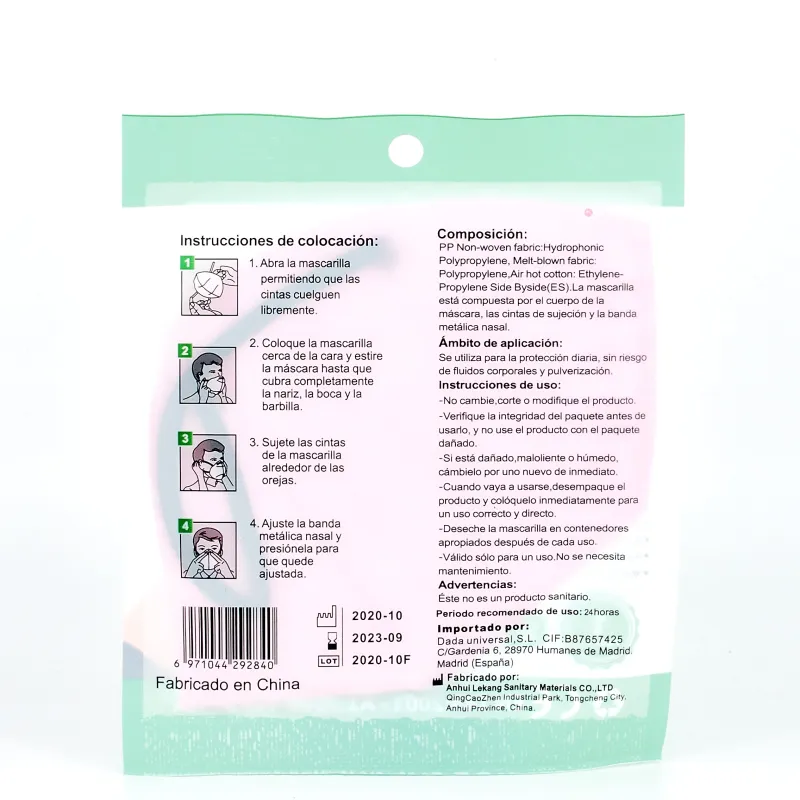 Mascarilla FFP2 Rosa, 1Ud. Mascarilla FFP2 Rosa, 1Ud.