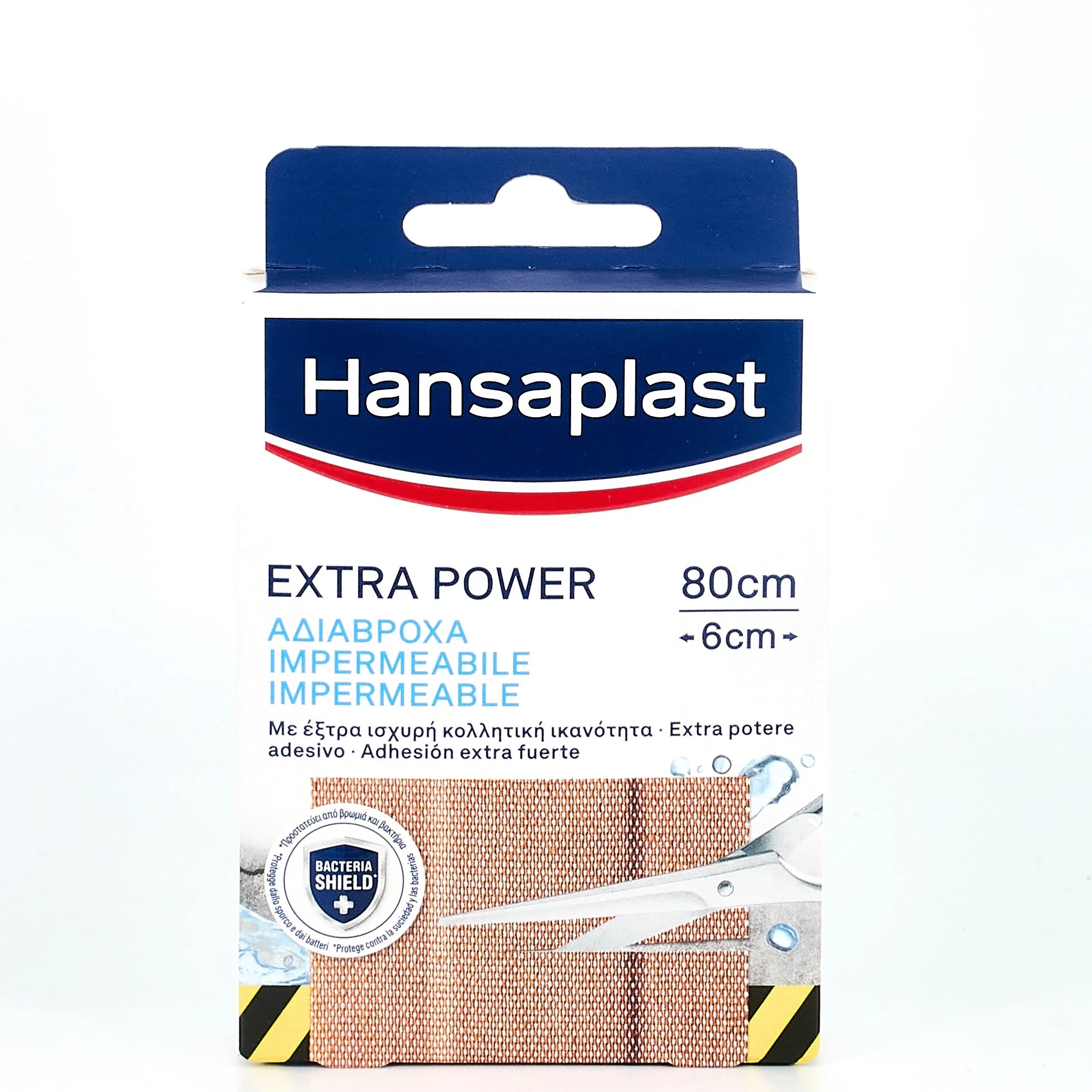 Hansaplast Extra Fuerte Apósito Adhesivo 6x 10cm, 8 Uds.