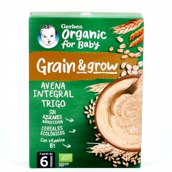 Gerber BIO Avena y Trigo, 250g.