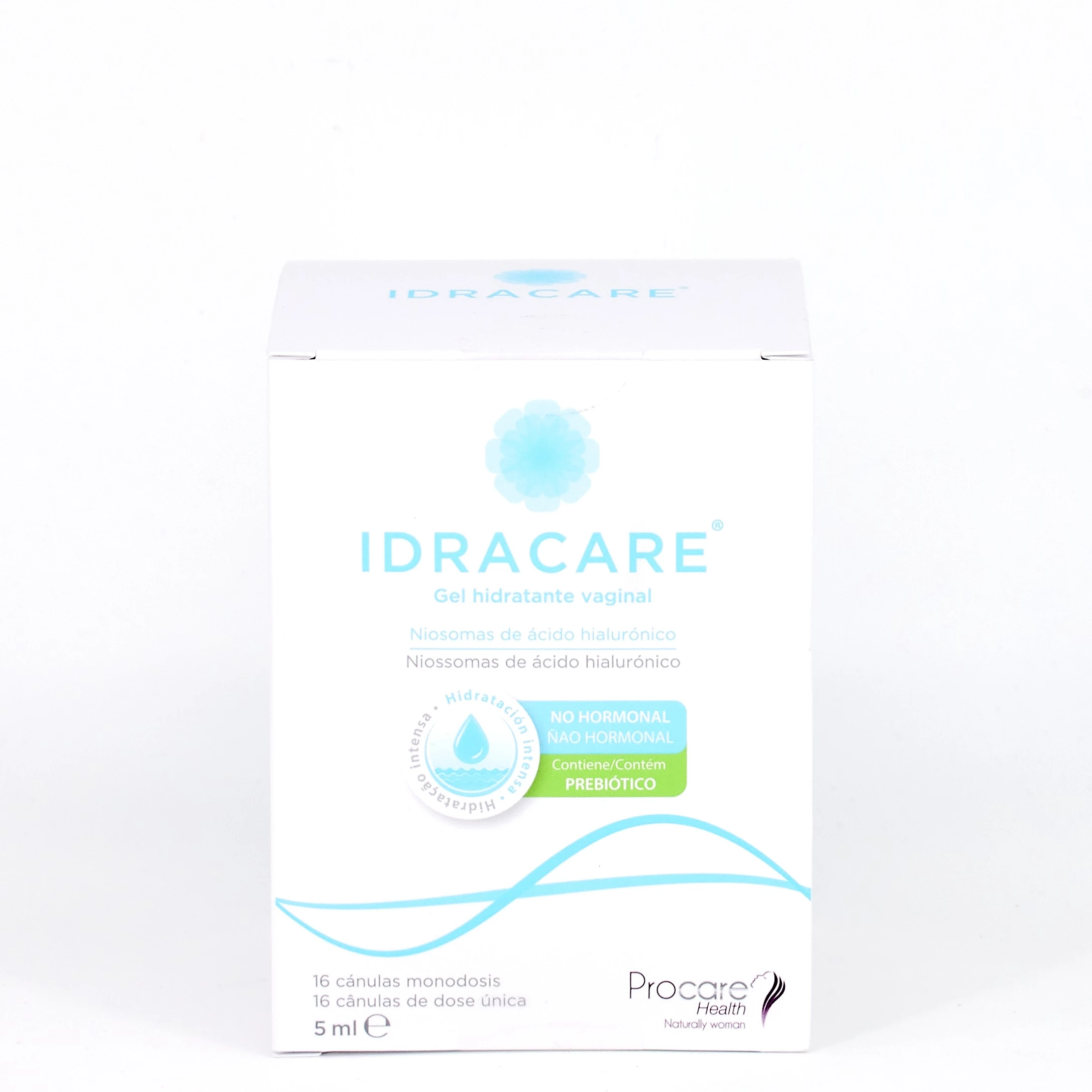 Idracare Gel Hidratante Vaginal, 16 Cánulas x 5ml.