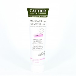 Cattier mascarilla arcilla rosa, 100ml.