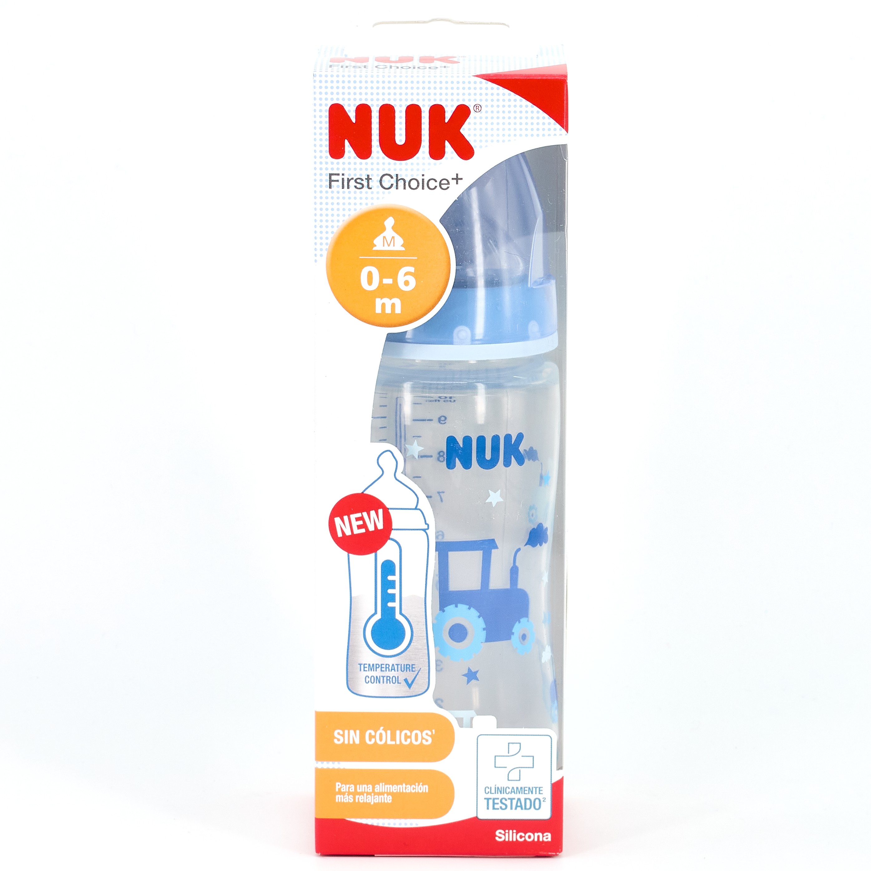 NUK First Biberon Silicona T M, 300ml.