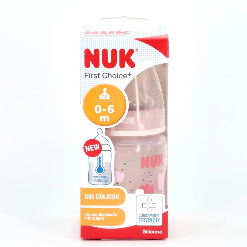 NUK Biberon First Choice Silicona 1M, 150ml. NUK Biberon First Choice Silicona 1M, 150ml.