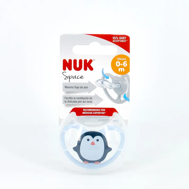 NUK Chupete Space Silicona 0-6 m NUK Chupete Space Silicona 0-6 m