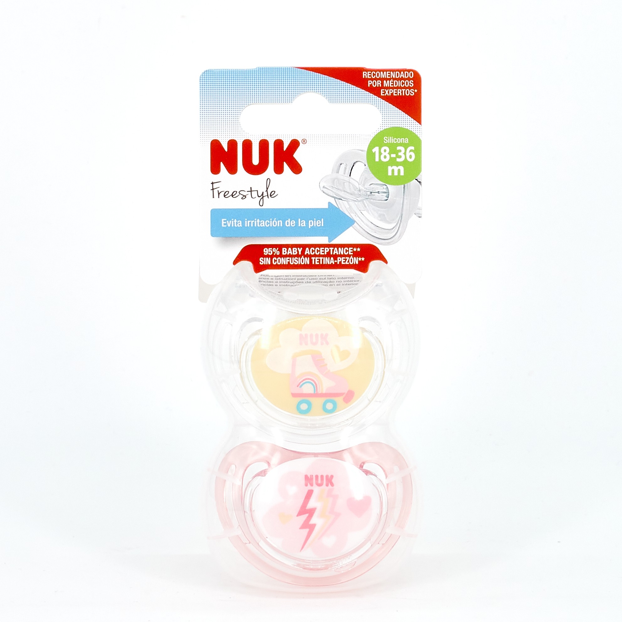 NUK Chupete Freestyle Silicona 18-36m