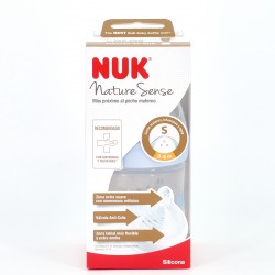 NUK Biberon Silicona Nature Sense 1S, 150ml.