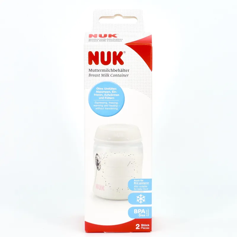 NUK Recipiente leche materna, 3 Uds.