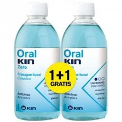 Oralkin Zero Enjuague Duplo, 2 x 500ml.