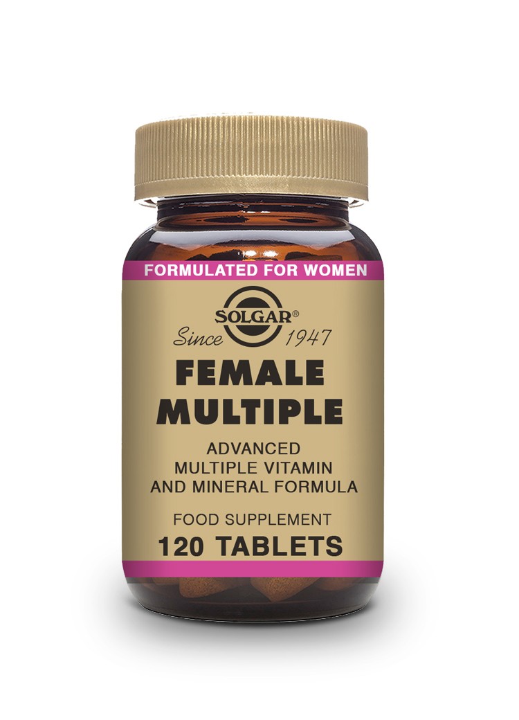 Solgar Female Múltiple (Complejo para la mujer), 120 Comprimidos.