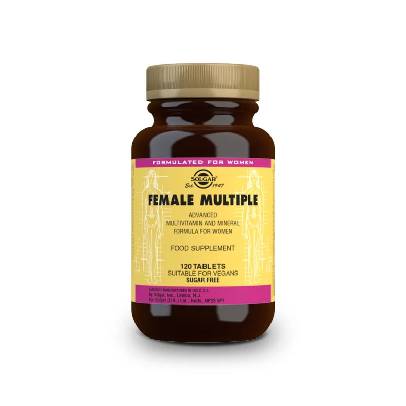 Solgar Female Múltiple (Complejo para la mujer), 120 Comprimidos. Solgar Female Múltiple (Complejo para la mujer), 120 Comprimidos.