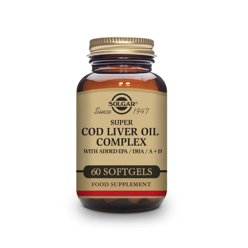 Solgar Súper Cod Liver Oil Complex, 60 perlas. Solgar Súper Cod Liver Oil Complex, 60 perlas.
