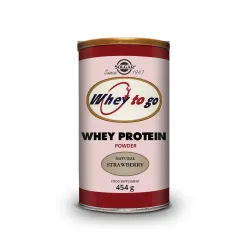 Solgar Whey To Go Proteína Suero-Fresa, 454 g.