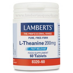 LAMBERTS L-Teanina 200 mg, 60 comprimidos.
