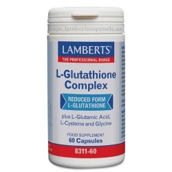 LAMBERTS L-Glutationa Complex, 60 cápsulas.