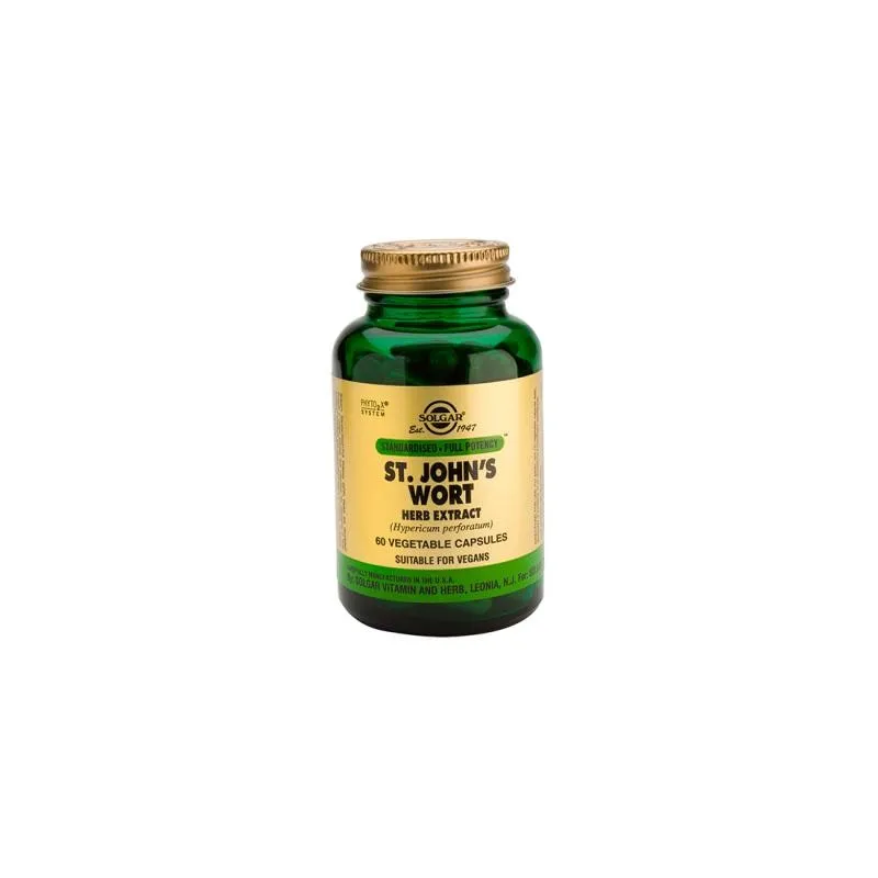Solgar SFP Hipérico 175 mg, 60 Caps. Vegetales.