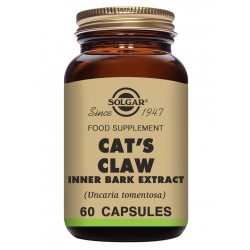 Solgar SPF Uña de Gato, 60 Cápsulas Vegetales.