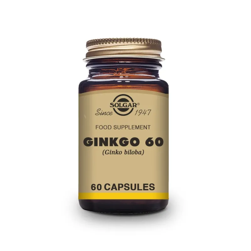Solgar Ginko 60, 60 Cápsulas Vegetales. Solgar Ginko 60, 60 Cápsulas Vegetales.