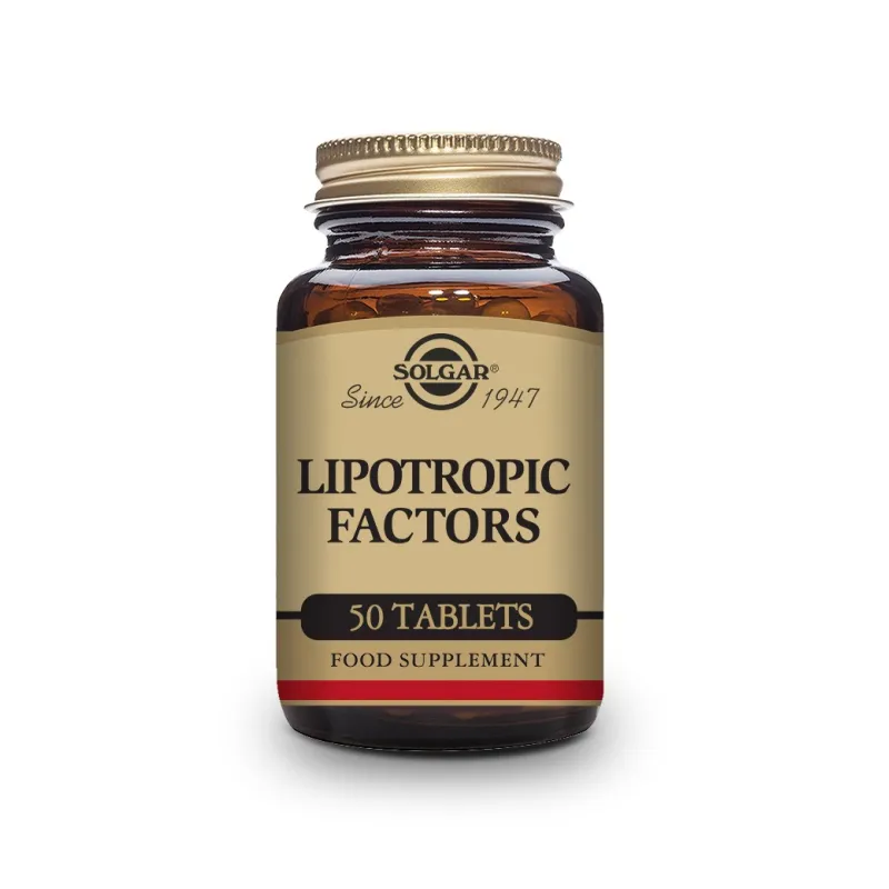 Solgar Lipotrópicos, 50 Comprimidos. Solgar Lipotrópicos, 50 Comprimidos.