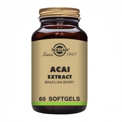 Solgar Acaí Extracto (Baya Brasil), 60 Perlas.