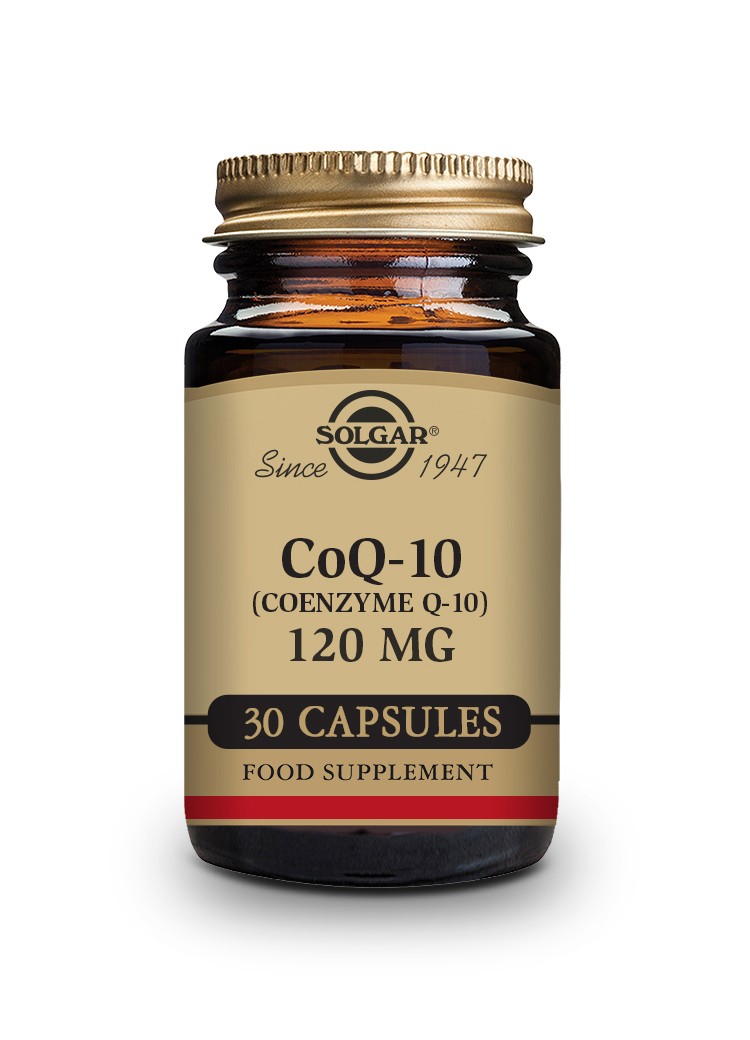 Solgar Coenzima Q-10 120 mg, 30 Cápsulas Vegetales.