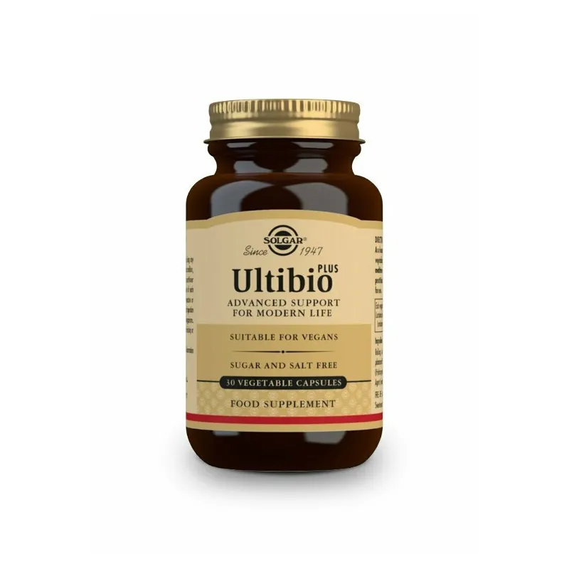 Solgar Ultibio Plus, 30 Cápsulas. Solgar Ultibio Plus, 30 Cápsulas.