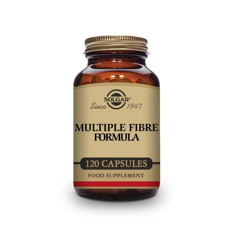 Solgar Fórmula Fibra Múltiple, 120 Cápsulas Vegetales. Solgar Fórmula Fibra Múltiple, 120 Cápsulas Vegetales.