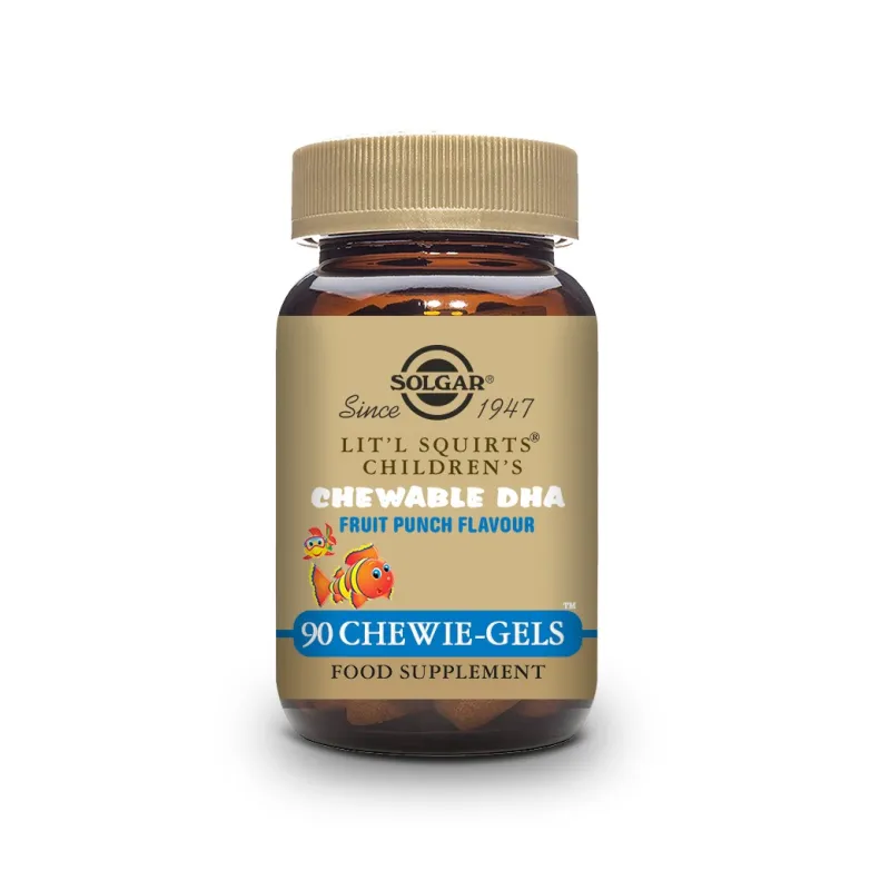 Solgar DHA Masticable, 90 Cápsulas Masticables. Solgar DHA Masticable, 90 Cápsulas Masticables.