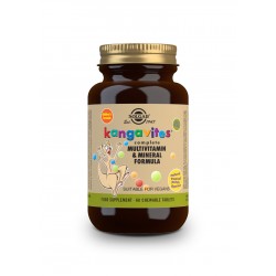 Solgar Kangavites Multi- Frutas Tropicales, 60 Comprimidos Masticables.