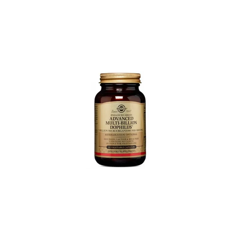 Solgar Advanced Multi- Billion Dophilus, 60 Cápsulas Vegetales.