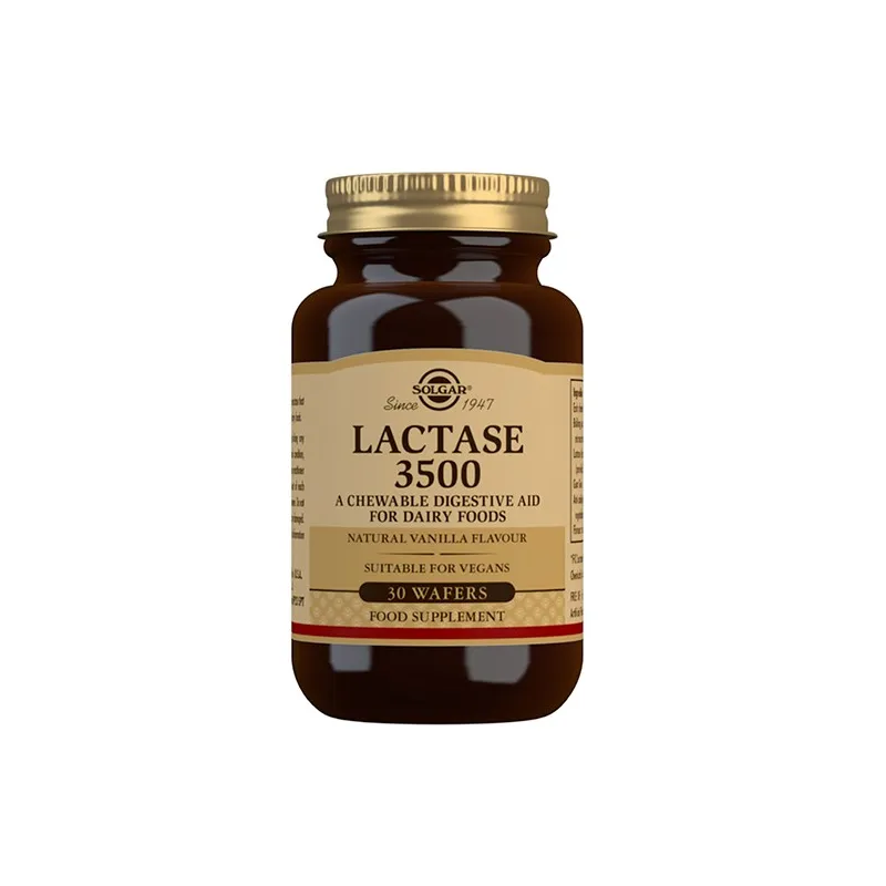 Solgar Lactasa, 30 Comprimidos Masticables. Solgar Lactasa, 30 Comprimidos Masticables.