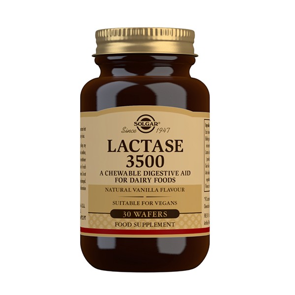 Solgar Lactasa, 30 Comprimidos Masticables.