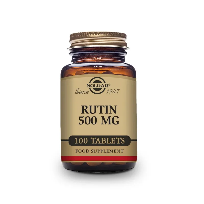 Solgar Rutina 500 mg, 100 Comprimidos.