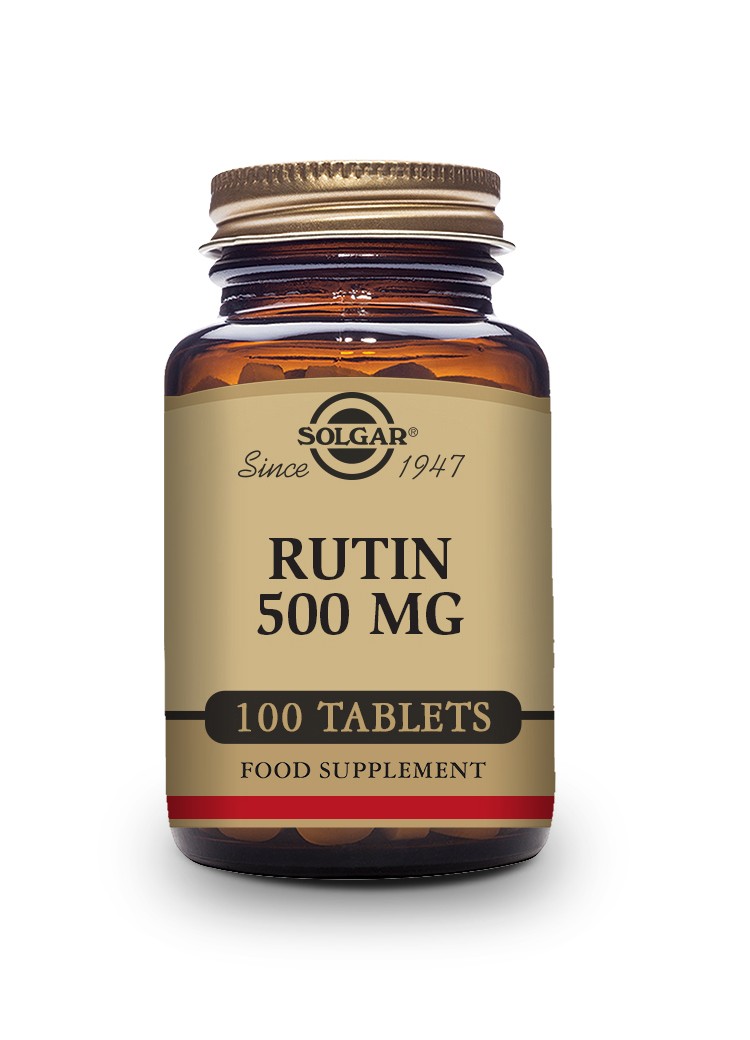 Solgar Rutina 500 mg, 100 Comprimidos.