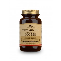 Solgar Vit B1 (Tiamina) 100 mg, 100 Cápsulas Vegetales.