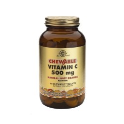 Solgar Vit C 500 mg, 90 Naranja Comprimidos Masticables.