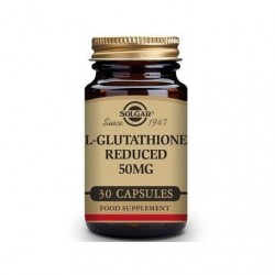 Solgar L- Glutation 50 mg, 30 Cápsulas Vegetales.