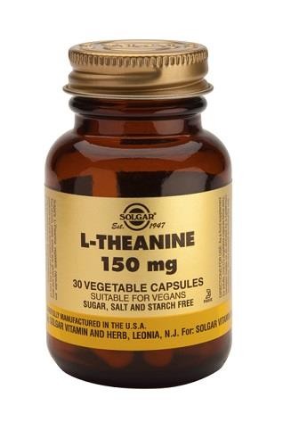 Solgar L- Teanina 150 mg, 30 Cápsulas Vegetales.